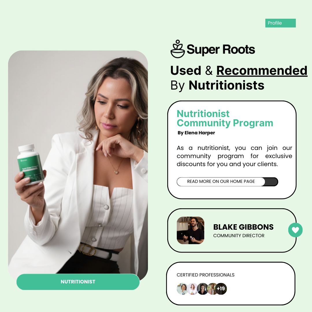 Super Roots™  Apple Cider Vinegar+ Capsules